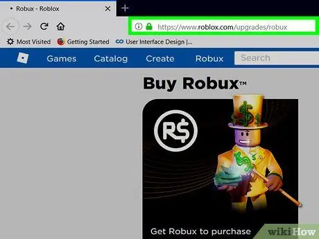 Beli Robux Langkah 1