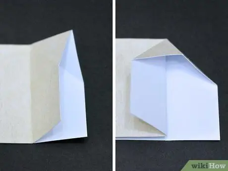 Addım 7 -də bir origami kreslosu düzəldin