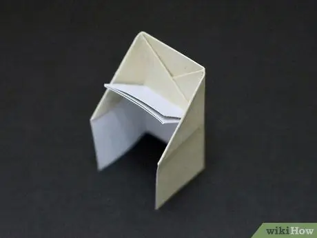 ทำเก้าอี้ Origami ขั้นตอนที่ 12