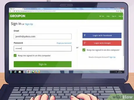 შეიძინეთ Groupon გარიგება საჩუქრად ნაბიჯი 2