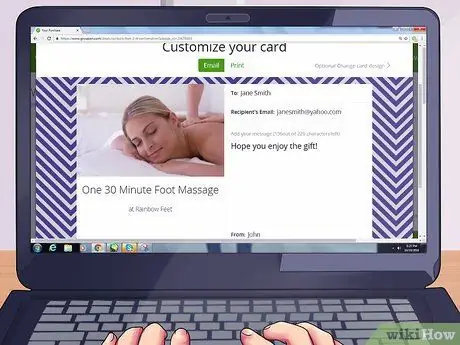 Vásároljon Groupon ajánlatot ajándékba 7. lépés