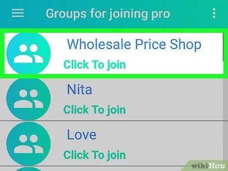 Junte-se a um grupo do WhatsApp sem um convite Etapa 11