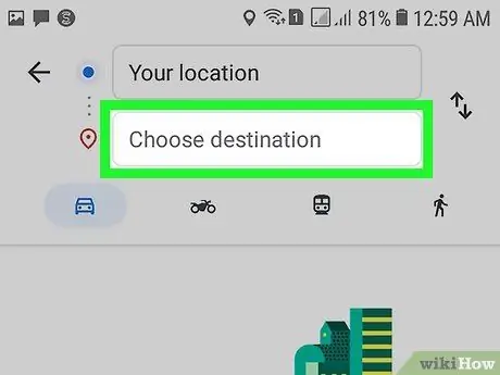 Добавить несколько пунктов назначения на Google Maps Шаг 4