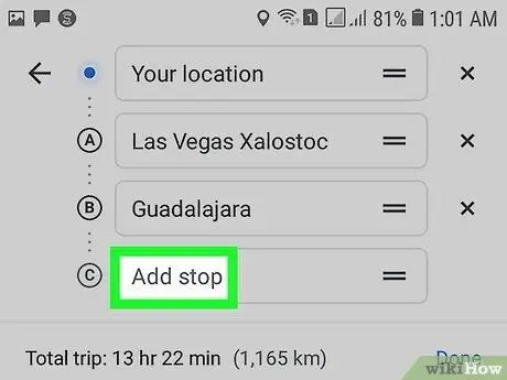 Adicionar vários destinos no Google Maps Etapa 9