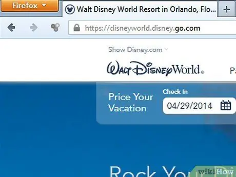 Osta Disney Worldi piletid 2. samm