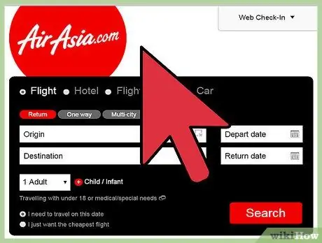 Suriin ang Mga Booking ng AirAsia Hakbang 1