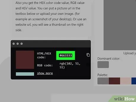 รับรหัสสี Hex บนหน้าจอคอมพิวเตอร์ของคุณ ขั้นตอนที่ 16