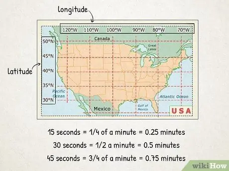 Déterminer la latitude et la longitude Étape 4