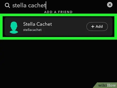 Գտեք ինչ -որ մեկի Snapchat օգտվողի անունը Քայլ 4