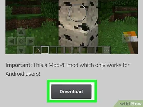 Afegiu modificacions al pas 30 de Minecraft