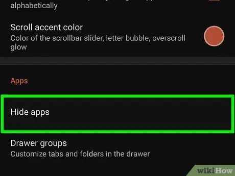 Ascundeți aplicațiile pe Android Pasul 28