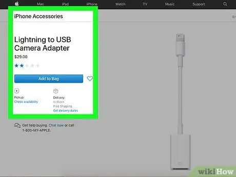 Priključite USB na iPad Korak 2