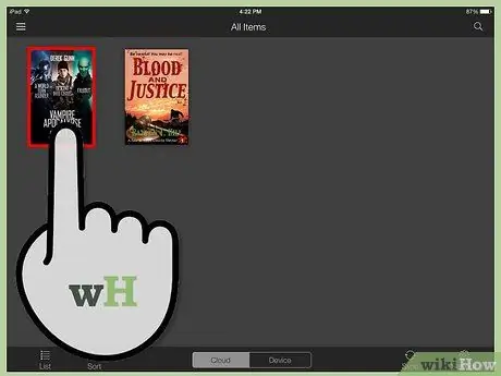 Descărcați cărți Kindle pe un iPad Pasul 7