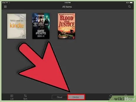 Descargar libros Kindle en un iPad Paso 17