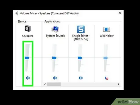 Resolver No hay sonido en una computadora con Windows Paso 3