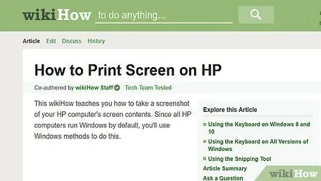 Imprimer l'écran sur HP Step 4