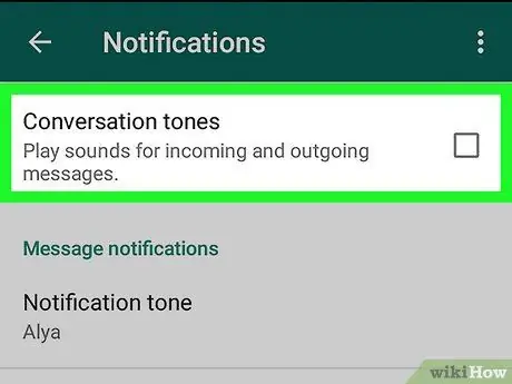 Desative as notificações do WhatsApp no Android Etapa 10