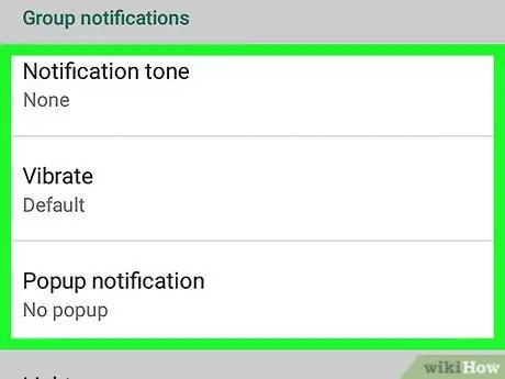 Desactive las notificaciones de WhatsApp en Android Paso 12