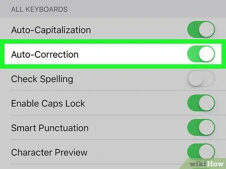 Desative a correção automática no WhatsApp, etapa 4