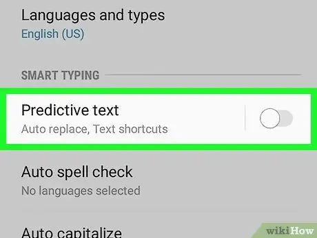 Desactive la autocorrección en WhatsApp Paso 17