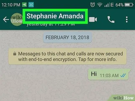 Андройд дээрх WhatsApp дуудлагыг хориглох 4 -р алхам