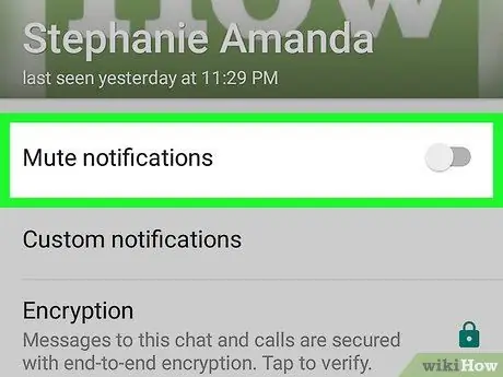 WhatsAppi kõnede blokeerimine Androidis 11. samm