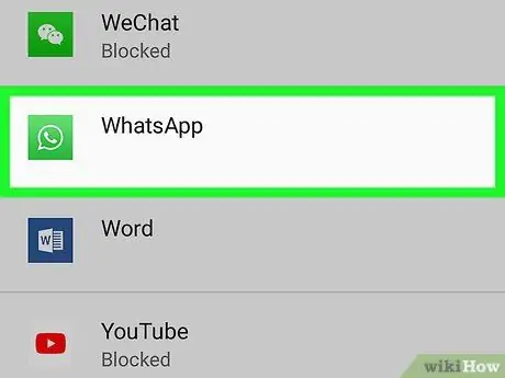 حظر مكالمات WhatsApp على Android الخطوة 24