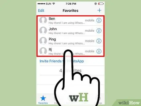 เพิ่มรายการโปรดใน WhatsApp ขั้นตอนที่ 3