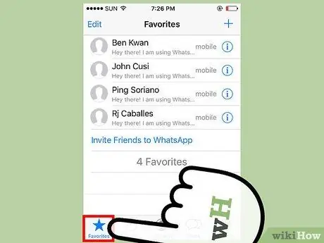 เพิ่มรายการโปรดใน WhatsApp ขั้นตอนที่ 8