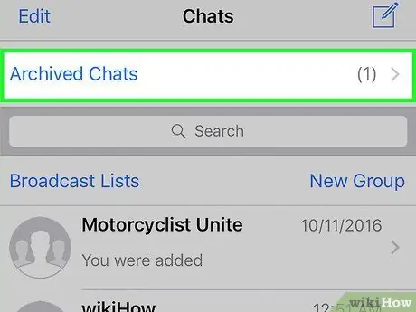 ดูแชทที่เก็บถาวรใน WhatsApp ขั้นตอนที่ 4