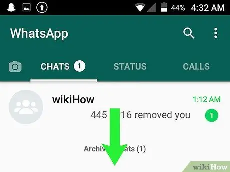 WhatsApp -da arxivlangan suhbatlarni ko'rish 8 -qadam