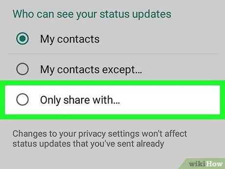 WhatsApp Adım 17 -də Offline görün