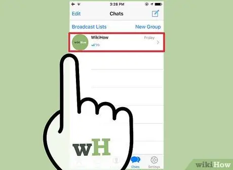 Oznacz wiadomość jako nieprzeczytaną na WhatsApp Krok 3