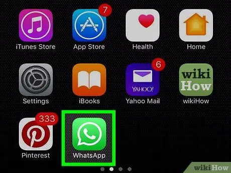 Verwyder ou boodskappe op WhatsApp Stap 1