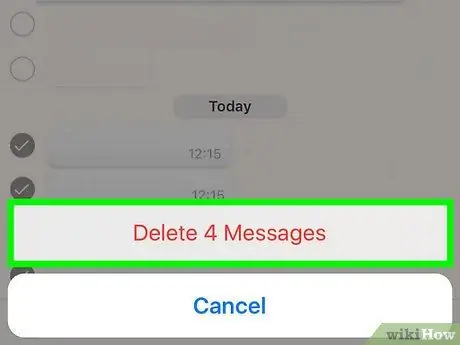 WhatsApp Adım 8'deki Eski Mesajları Sil