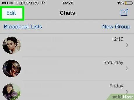 Verwyder ou boodskappe op WhatsApp Stap 11