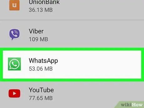 Pašalinkite „WhatsApp“„Android“3 veiksme