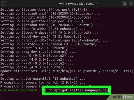 Compile un programa en C usando el compilador GNU (GCC) Paso 2