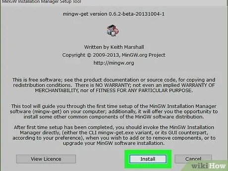 Fordítson C programot a GNU Compiler (GCC) használatával 8. lépés