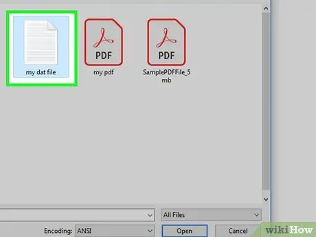 Magbukas ng isang DAT File Hakbang 6