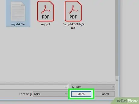 Open een DAT-bestand Stap 7