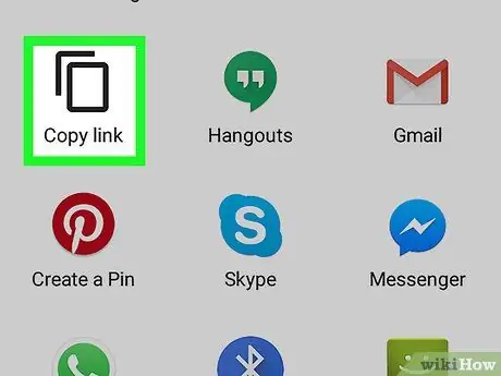 Android 6. Adımda YouTube Uygulamasında bir URL kopyalayın