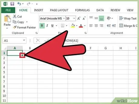 Ongeza Autonumber katika Excel Hatua ya 5