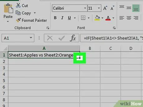 Comparar datos en Excel Paso 16