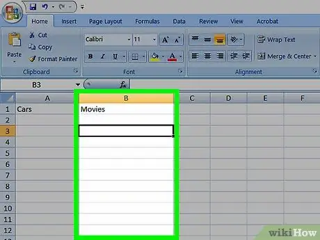 Excel -də mətni kəsin 2 -ci addım