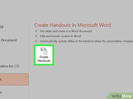 Convert PowerPoint to Word Step 6