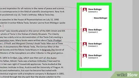 Скриване или изтриване на коментари в Microsoft Word Стъпка 7