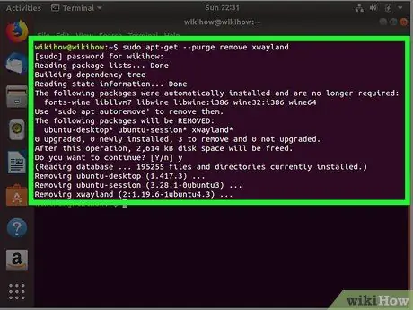 I-uninstall ang Ubuntu Software Hakbang 6