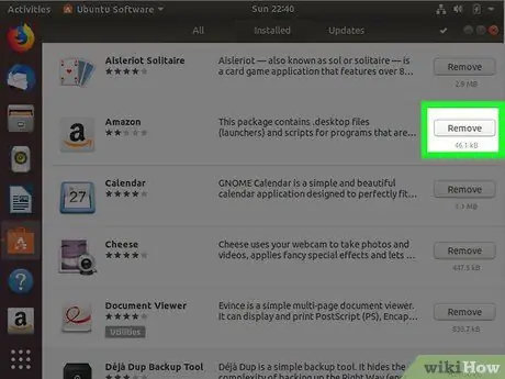 Odinštalujte softvér Ubuntu, krok 10