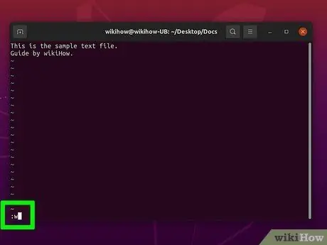 Create and Edit Text File in Linux by Using Terminal Step 14